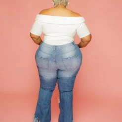 Curvaceous Boutique Blue Ripped Apart Jeans 7 Curvaceous Boutique Blue Ripped Apart Jeans