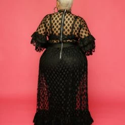 New Arrivals DRESSES Black Hudson Polka Dot Dress