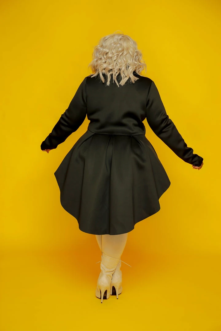 Curvaceous Boutique Black Glam Peplum Jacket 5 Curvaceous Boutique Black Glam Peplum Jacket