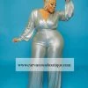 Curvaceous Boutique Silver Regal Collection Jumpsuit 1 Curvaceous Boutique Silver Regal Collection Jumpsuit