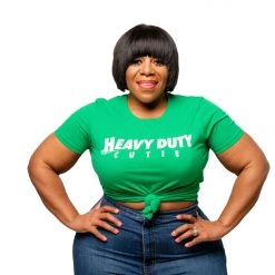 Curvaceous Boutique Green Heavy Duty Cutie Tee NEW