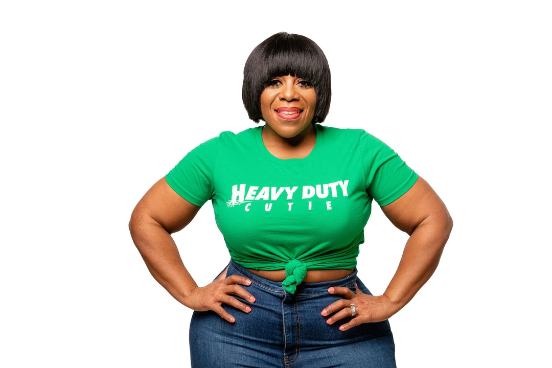 Curvaceous Boutique Green Heavy Duty Cutie Tee NEW 3 Curvaceous Boutique Green Heavy Duty Cutie Tee NEW