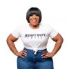 Curvaceous Boutique White Heavy Duty Cutie Tee
