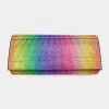 Curvaceous Boutique Colorful Crystal Evening Clutch Handbag