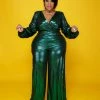 Curvaceous Boutique Emerald Regal Collection Jumpsuit JUMPSUITS 2 Curvaceous Boutique Emerald Regal Collection Jumpsuit JUMPSUITS