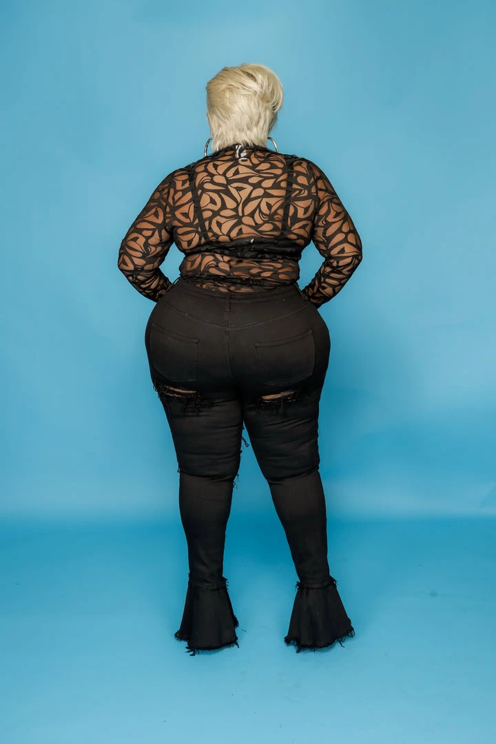 Curvaceous Boutique Black Rock Da Bell Jeans 5 Curvaceous Boutique Black Rock Da Bell Jeans