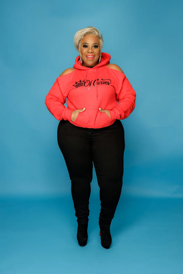 Curvaceous Boutique Red Queen Of Curves Sweatshirt TOPS 3 Curvaceous Boutique Red Queen Of Curves Sweatshirt TOPS