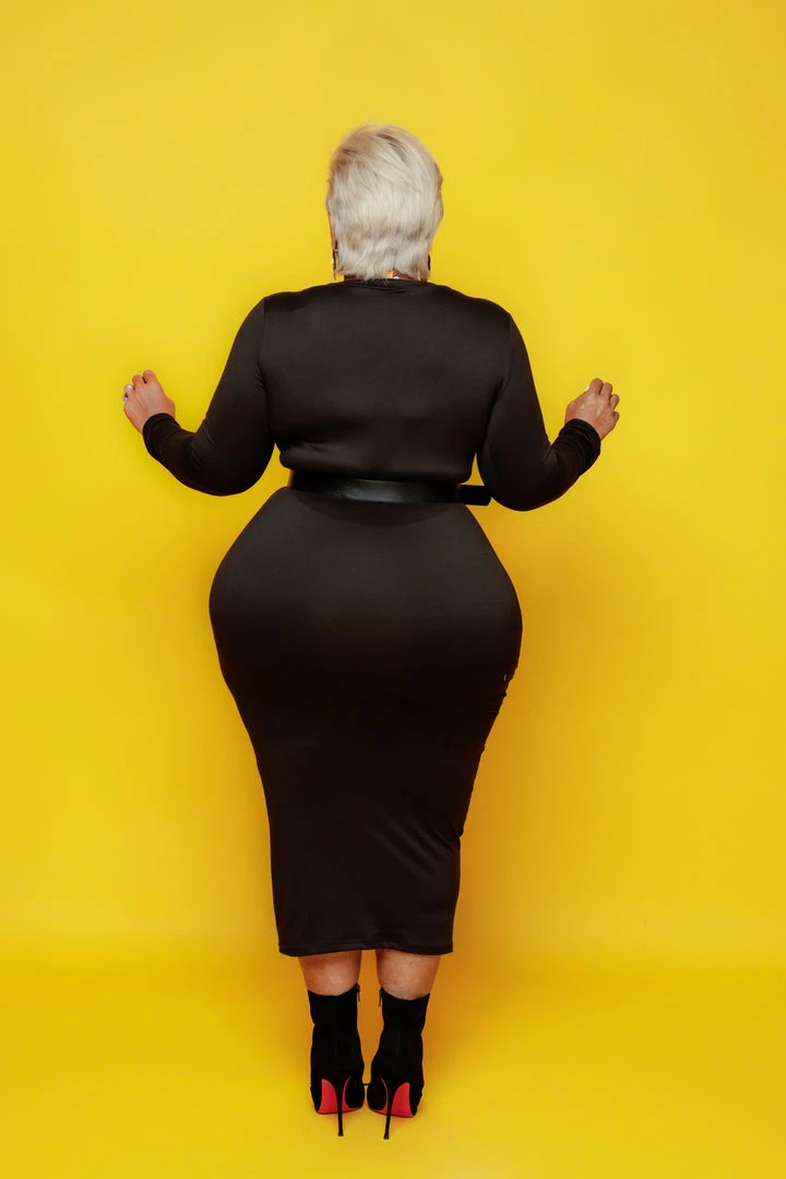 Curvaceous Boutique Black Maxi Body-Con Dress 4 Curvaceous Boutique Black Maxi Body-Con Dress