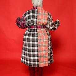 Curvaceous Boutique Perfect N Plaid Wool Coat BLAZERS/VESTS/JACKETS