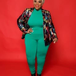 Curvaceous Boutique SALE Kelly Green Lonnie Catsuit 9 Curvaceous Boutique SALE Kelly Green Lonnie Catsuit