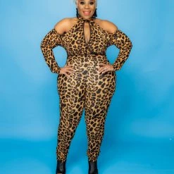 Curvaceous Boutique Wild Thoughts Catsuit SALE