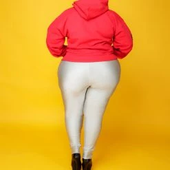 Curvaceous Boutique Red Sequin CC Sweatshirt