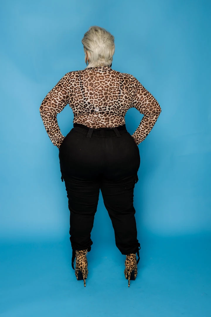 Curvaceous Boutique Black Tie Me Ankle Joggers 4 Curvaceous Boutique Black Tie Me Ankle Joggers