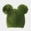 Curvaceous Boutique NEW Green Double Pom Pom Beanie 1 Curvaceous Boutique NEW Green Double Pom Pom Beanie
