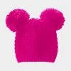 Curvaceous Boutique NEW Pink Double Pom Pom Beanie