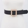 Curvaceous Boutique NEW Clear Limestone Square Belt