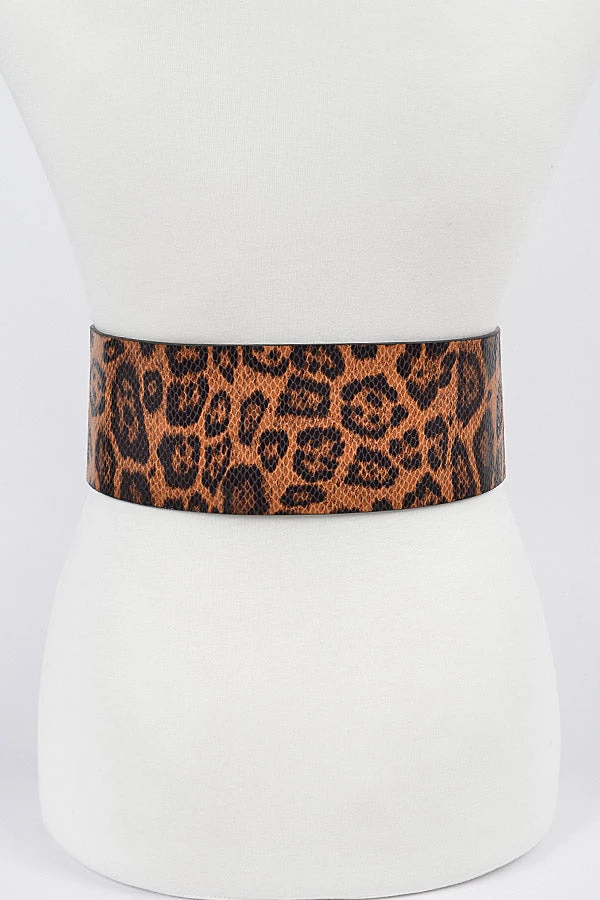 Curvaceous Boutique Animal Wide Plus Size Belt 4 Curvaceous Boutique Animal Wide Plus Size Belt