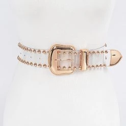 Curvaceous Boutique Gold Studded Plus Size Belt