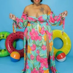 Curvaceous Boutique Ready For Vacation Skirt Set