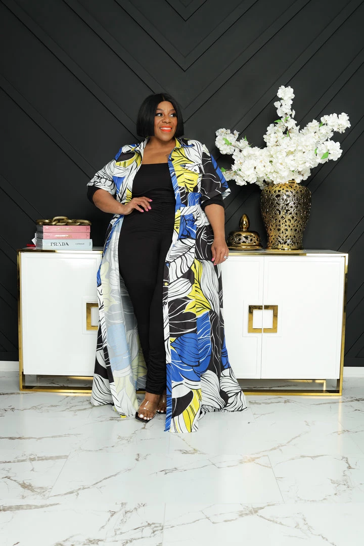 Curvaceous Boutique Blue Lagoon Print Dress 5 Curvaceous Boutique Blue Lagoon Print Dress