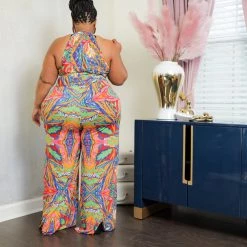 Curvaceous Boutique Crayola Colorful Jumpsuit