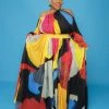 Curvaceous Boutique Collen Colorful Maxi Dress