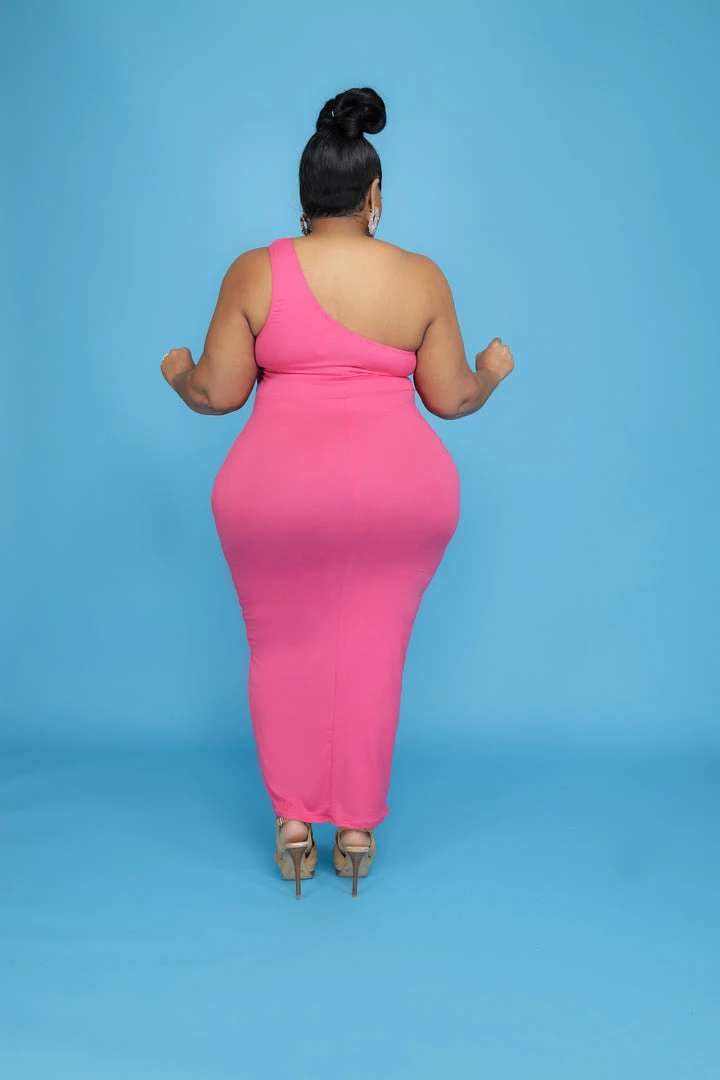 Curvaceous Boutique Pink Pretty Cut Out Dress 5 Curvaceous Boutique Pink Pretty Cut Out Dress