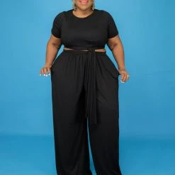 Curvaceous Boutique SETS Black All Tied Up Set