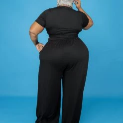 Curvaceous Boutique SETS Black All Tied Up Set