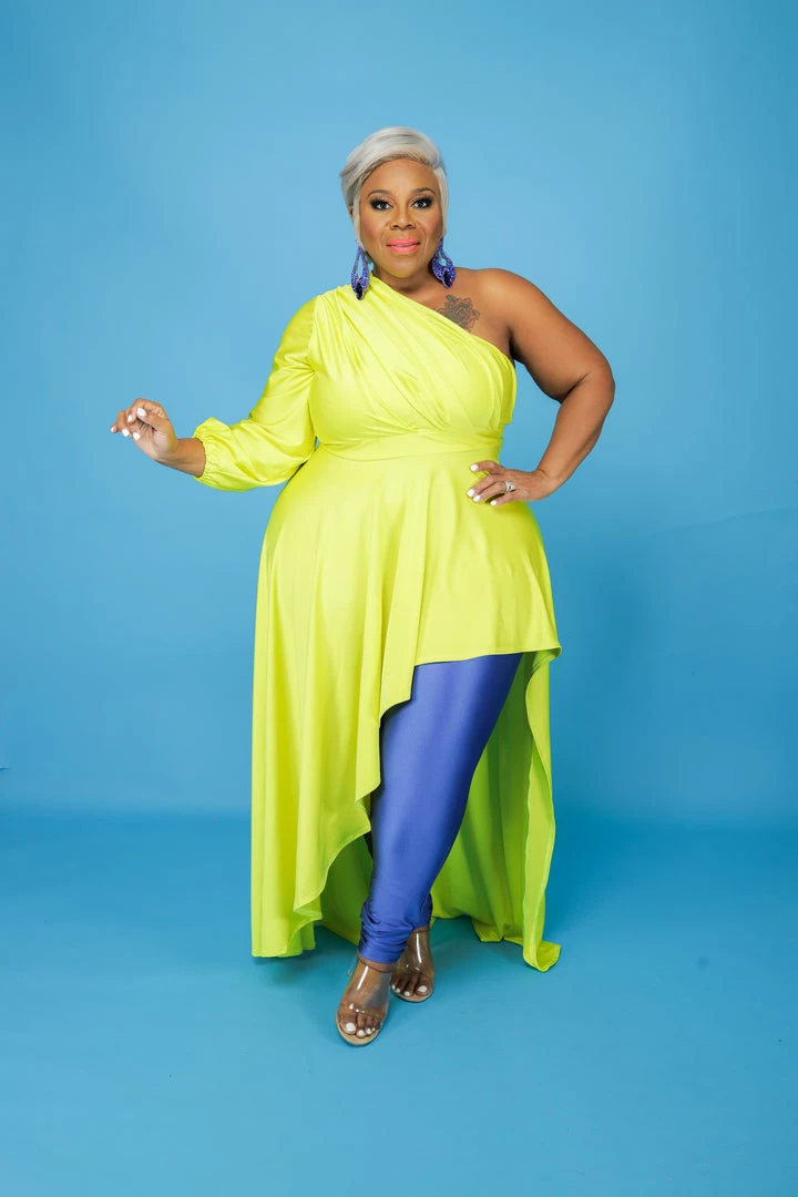 Curvaceous Boutique Yellow Skylar Hi Lo Dress/Top 4 Curvaceous Boutique Yellow Skylar Hi Lo Dress/Top