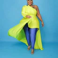 Curvaceous Boutique Yellow Skylar Hi Lo Dress/Top 8 Curvaceous Boutique Yellow Skylar Hi Lo Dress/Top