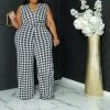 Curvaceous Boutique On The Houndstooth Jumpsuit 1 Curvaceous Boutique On The Houndstooth Jumpsuit