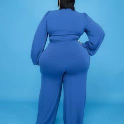 Curvaceous Boutique Royal Blue Hunter Pant Set 7 Curvaceous Boutique Royal Blue Hunter Pant Set