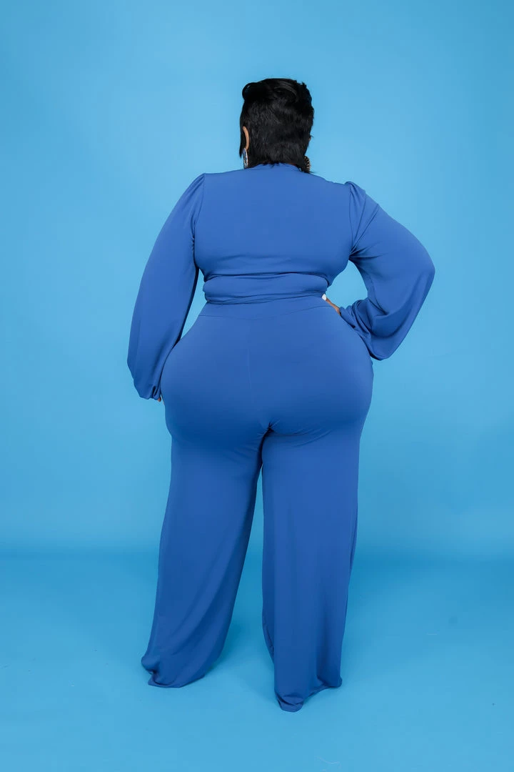 Curvaceous Boutique Royal Blue Hunter Pant Set 5 Curvaceous Boutique Royal Blue Hunter Pant Set