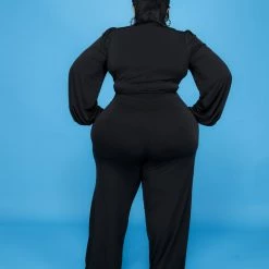 Curvaceous Boutique Black Hunter Pant Set