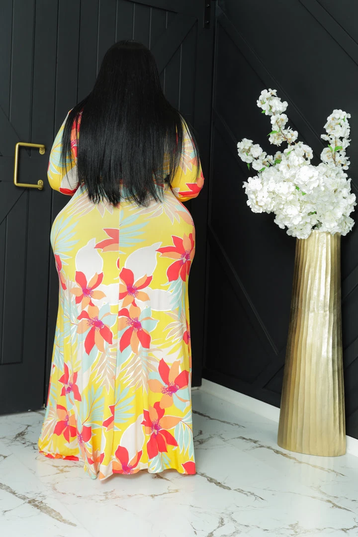 Curvaceous Boutique Floral Emily Maxi Dress NEW 4 Curvaceous Boutique Floral Emily Maxi Dress NEW