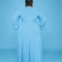 Curvaceous Boutique Turquoise Lashun Maxi Skirt Set NEW