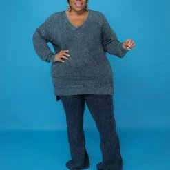 Curvaceous Boutique SETS Blue Mineralize Flare Set