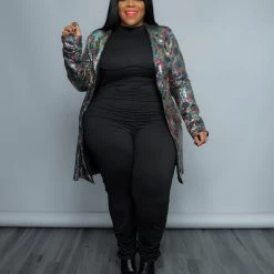 Curvaceous Boutique Rainbow Sequin Blazer/Dress BLAZERS/VESTS/JACKETS 7 Curvaceous Boutique Rainbow Sequin Blazer/Dress BLAZERS/VESTS/JACKETS