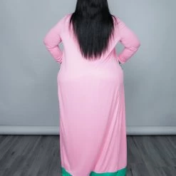 Curvaceous Boutique Pink Farrah Pant Set SETS