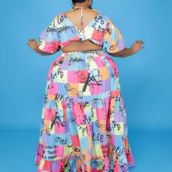 Curvaceous Boutique The Art Of Curves Skirt Set SETS