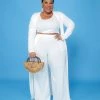 Curvaceous Boutique Ivory Summer Duster Set SETS