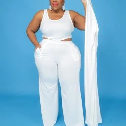 Curvaceous Boutique Ivory Summer Duster Set SETS 8 Curvaceous Boutique Ivory Summer Duster Set SETS