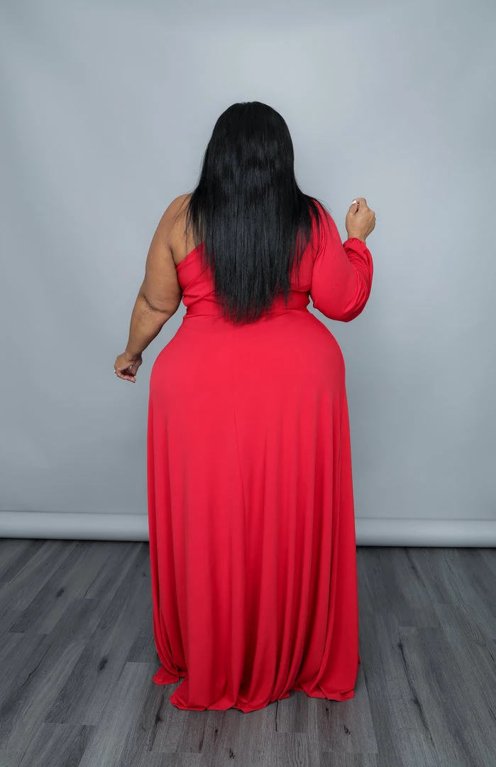 Curvaceous Boutique Red Skylar Hi Low Dress/Top DRESSES 6 Curvaceous Boutique Red Skylar Hi Low Dress/Top DRESSES