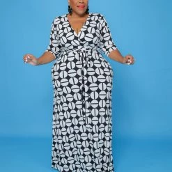 Curvaceous Boutique Go In Circles Dress