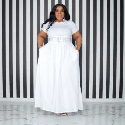 Curvaceous Boutique NEW White Dare To Flare Dress 11 Curvaceous Boutique NEW White Dare To Flare Dress