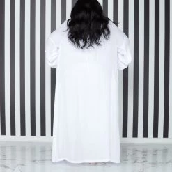 Curvaceous Boutique White Rhinestone Cuff Duster NEW 7 Curvaceous Boutique White Rhinestone Cuff Duster NEW