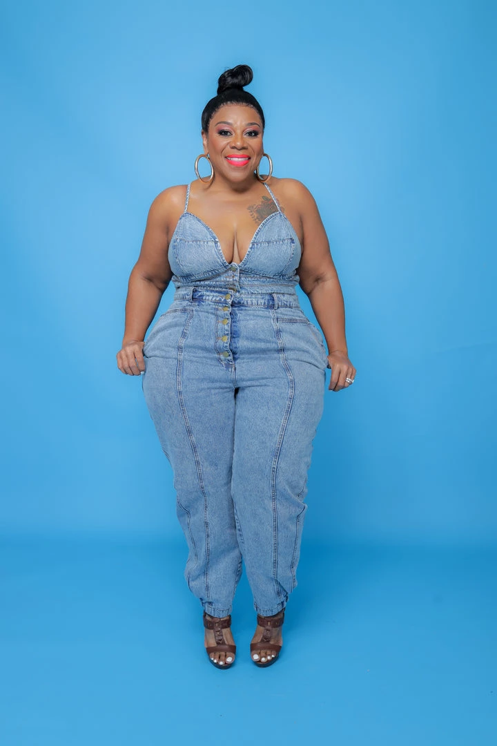 Curvaceous Boutique SETS Button Up Denim Set 3 Curvaceous Boutique SETS Button Up Denim Set