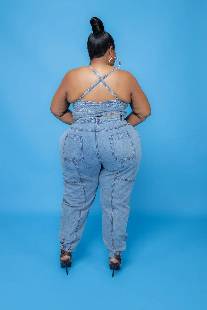 Curvaceous Boutique SETS Button Up Denim Set 4 Curvaceous Boutique SETS Button Up Denim Set