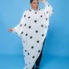 Curvaceous Boutique TOPS White Polka Dot Chiffon Asymmetric Top 2 Curvaceous Boutique TOPS White Polka Dot Chiffon Asymmetric Top